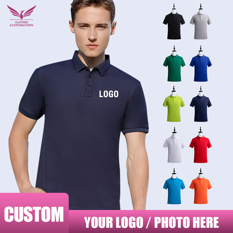 Embroidery Cotton Shirt - Koszulka polo z możliwością personalizacji, koszulka