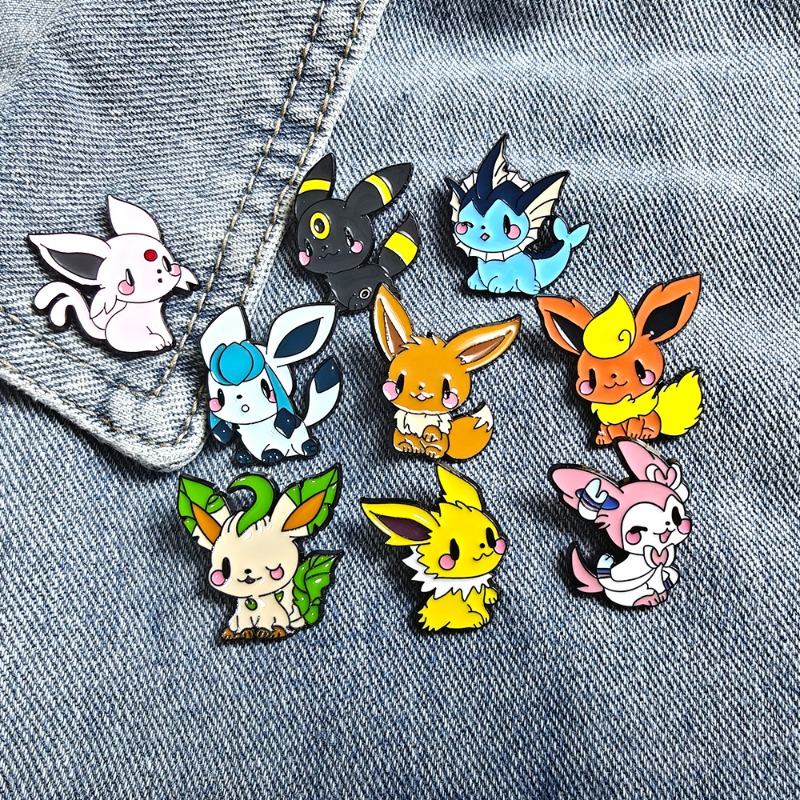 Embroidery Reddit - Gorący zestaw 9 przypinek anime elfów,