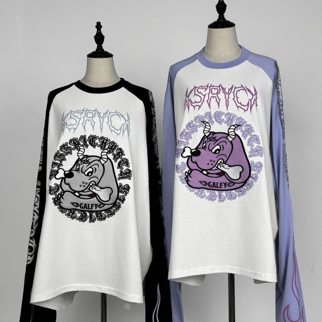 Embroidery Cotton Shirt - Y2K Japoński Harajuku Streetwear Kolaboracja Subkultura