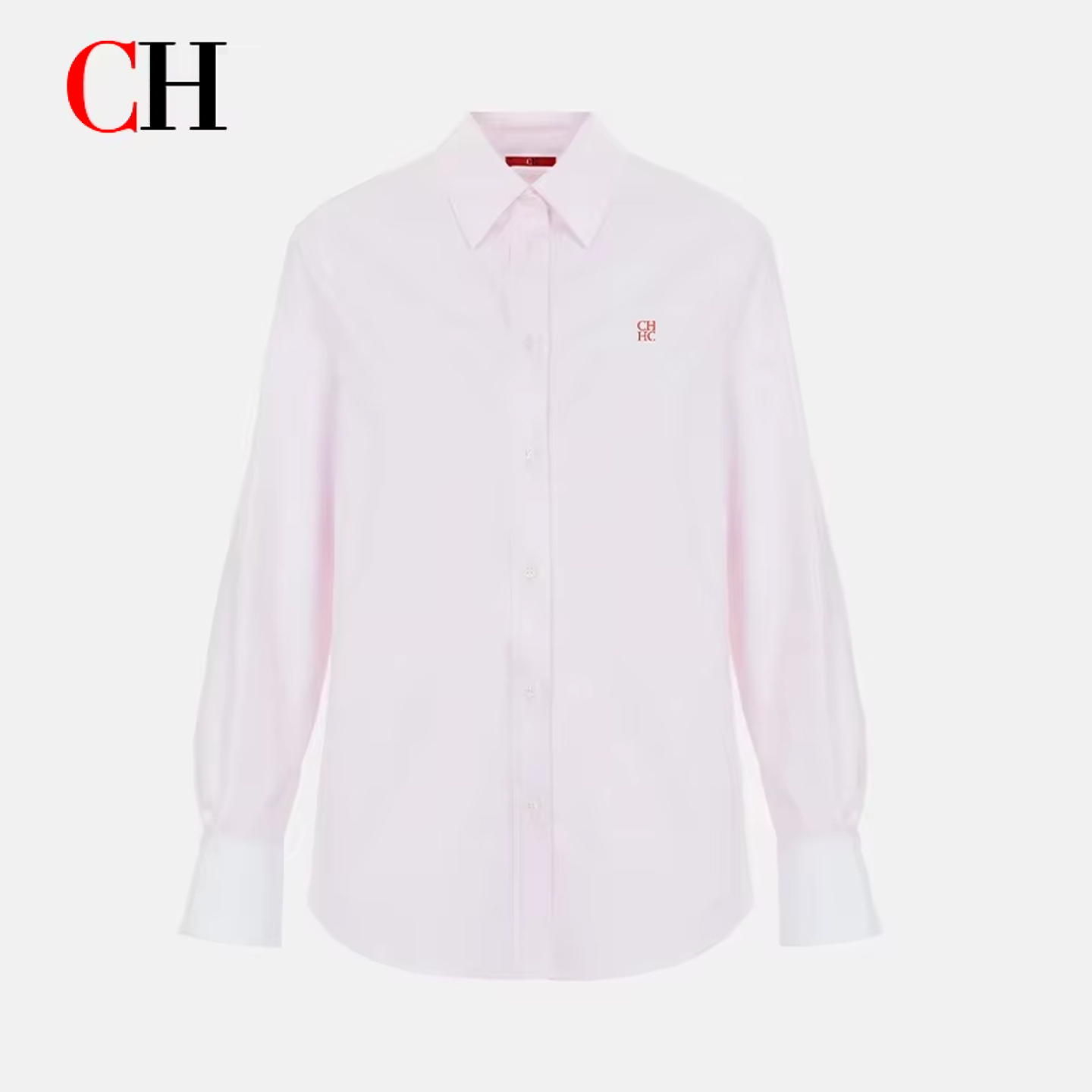 CH Damska różowa koszula z dłu – Embroidery Cotton Shirt recenzja i cena