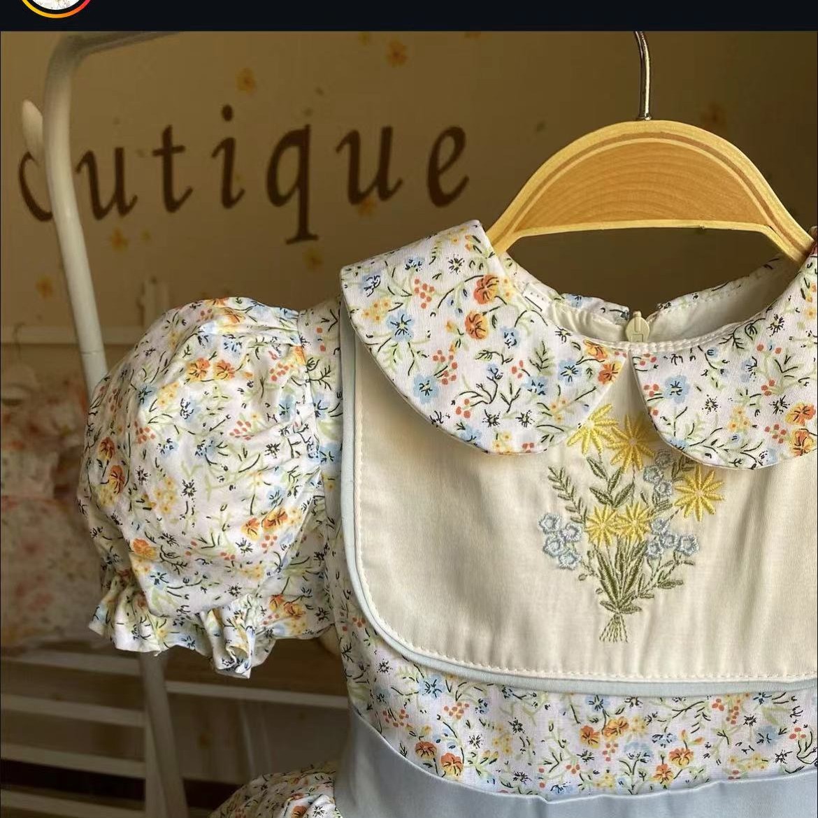 Sukienka dla dziewczynki 0-12  – Embroidery Yellow Dress recenzja i cena