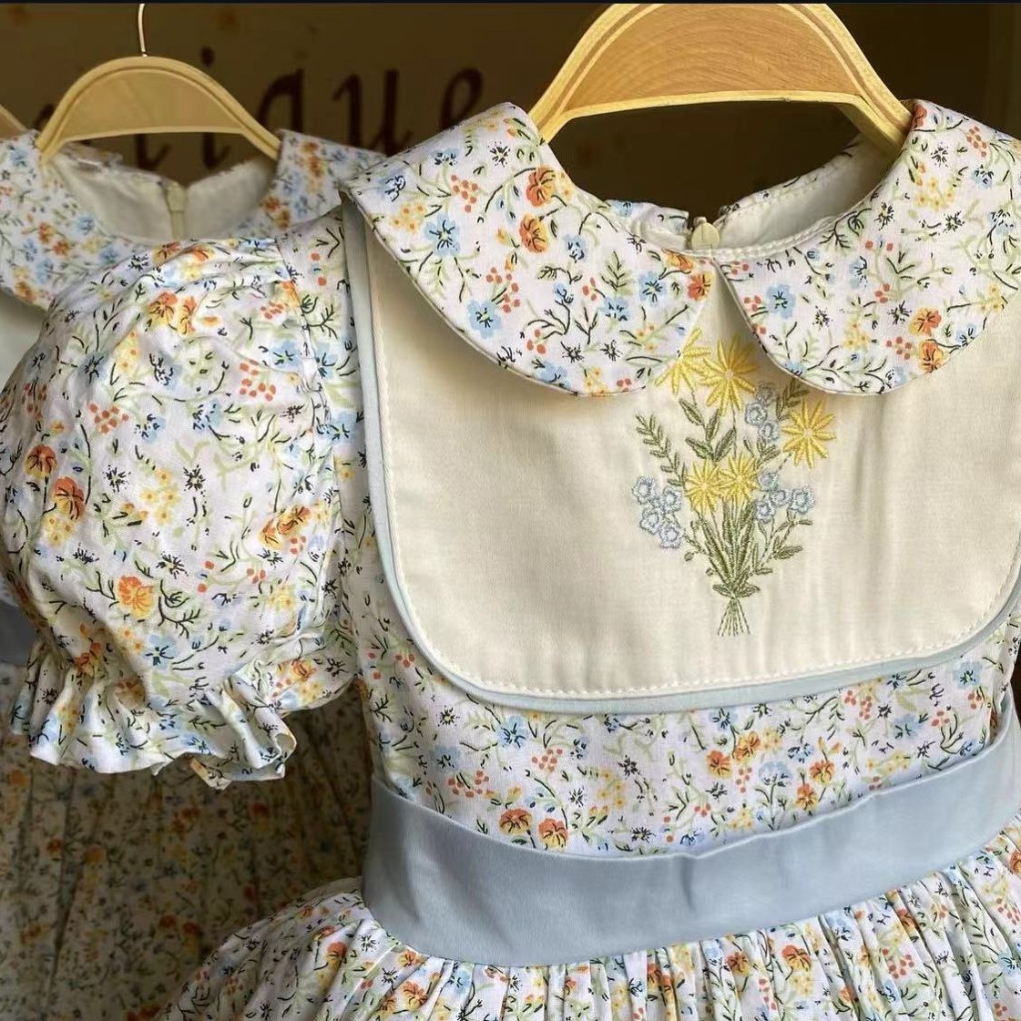 Sukienka dla dziewczynki 0-12  – Embroidery Yellow Dress recenzja i cena