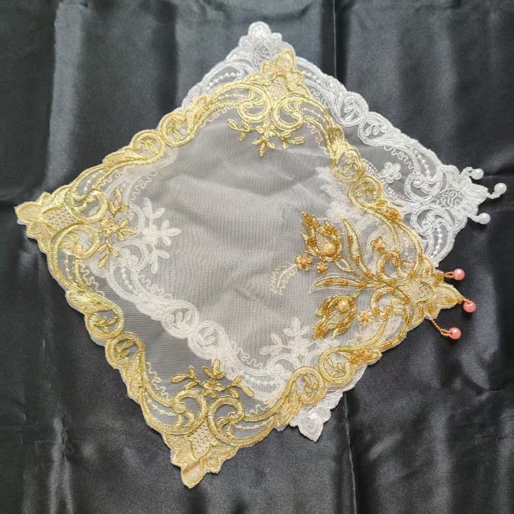 Złote Róże Haftowane Podkładki – Embroidery Rose recenzja i cena