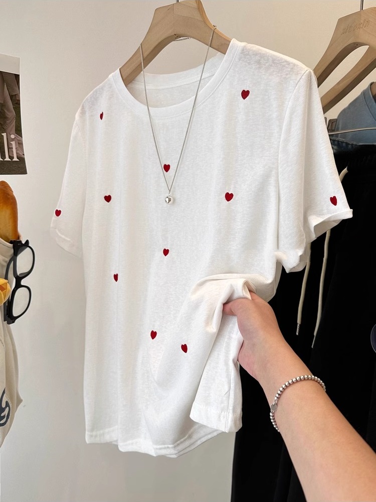 Koszulka damska plus size, 240 – Embroidery Cotton Shirt recenzja i cena