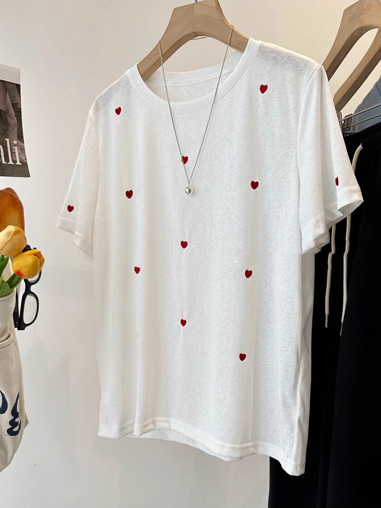 Koszulka damska plus size, 240 – Embroidery Cotton Shirt recenzja i cena