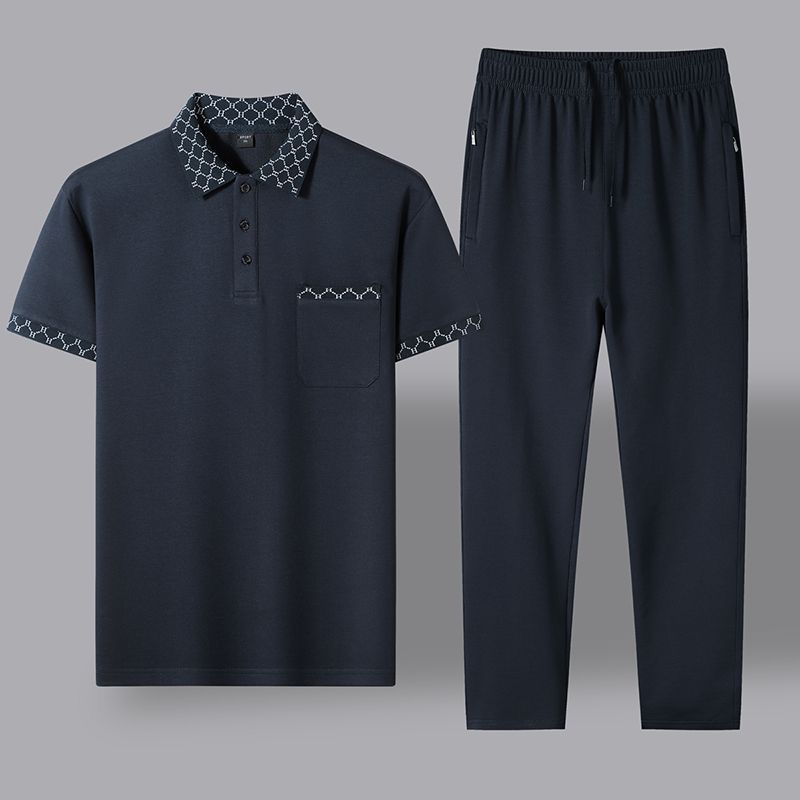 Letni Nowy Modny Zestaw Męski  – Embroidery Cotton Shirt recenzja i cena