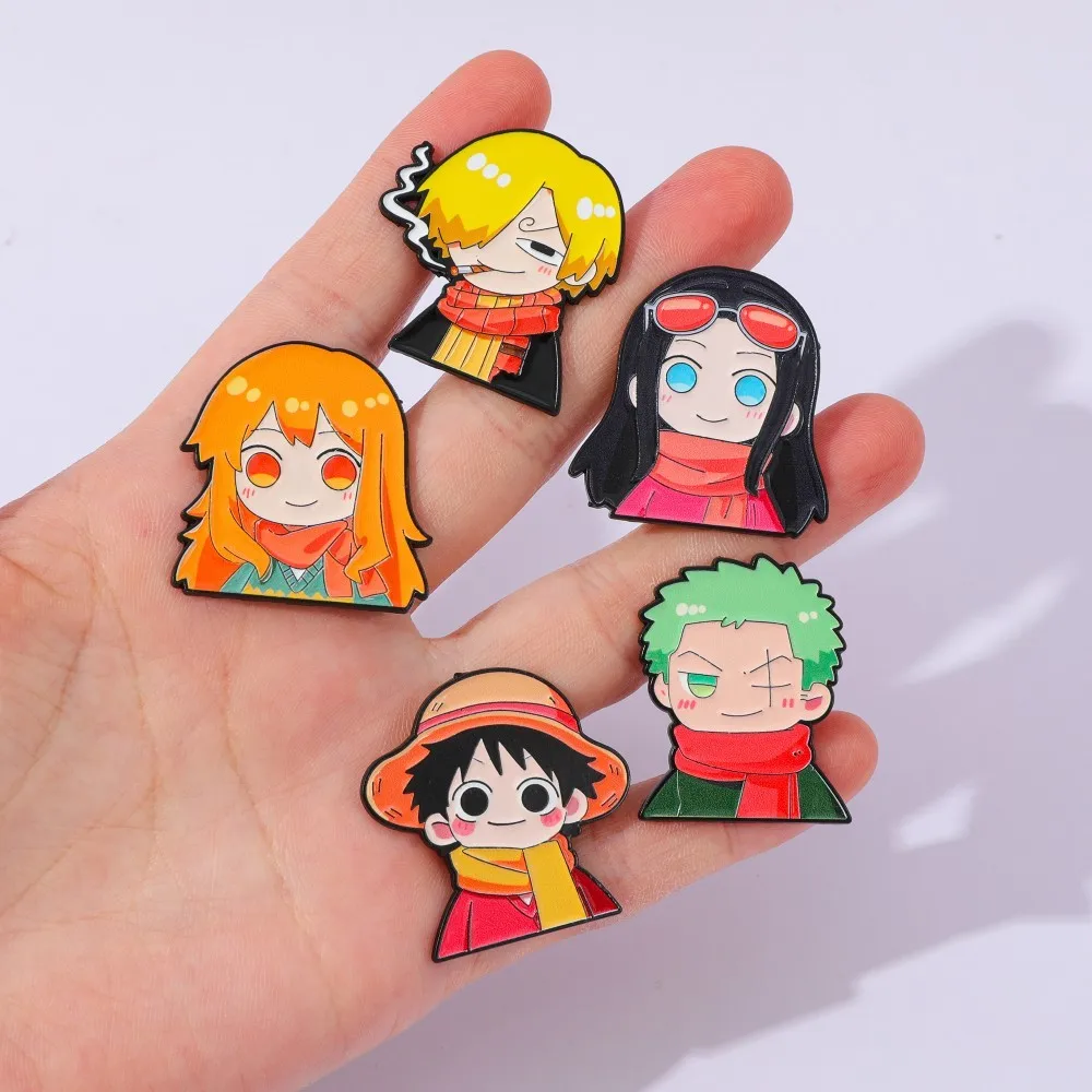 5 szt. Urocze przypinki anime, – Embroidery Reddit recenzja i cena