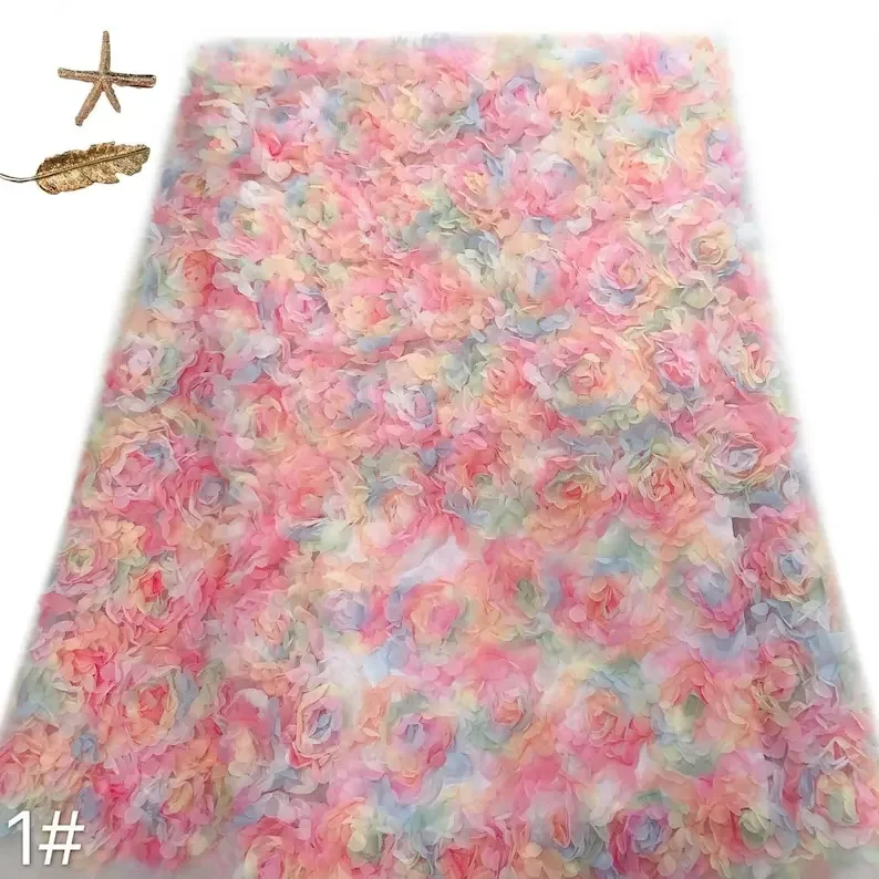 Tkanina tiulowa z haftem kwiat – Embroidery Rose recenzja i cena