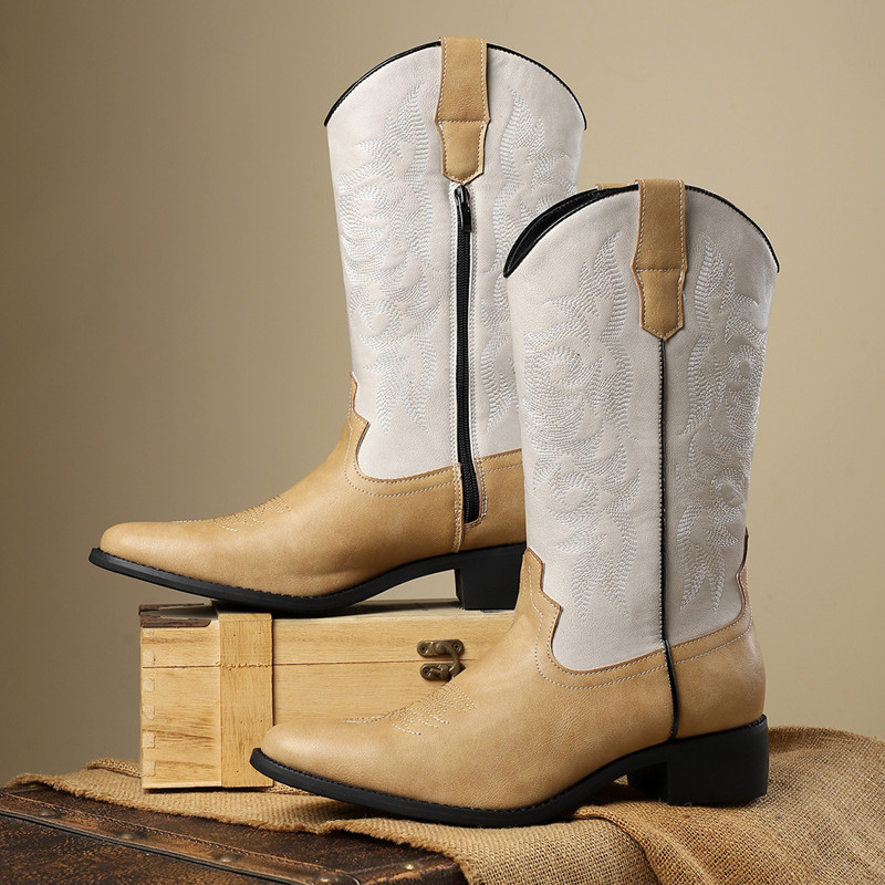 Nowe Męskie Wysokie Botki Haft – Embroidery Garments recenzja i cena