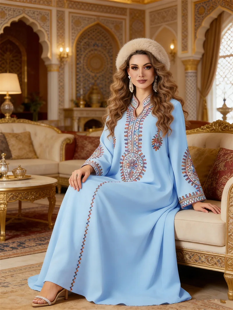 Sukienka na Eid z haftem, dams – Embroidery Kebaya recenzja i cena
